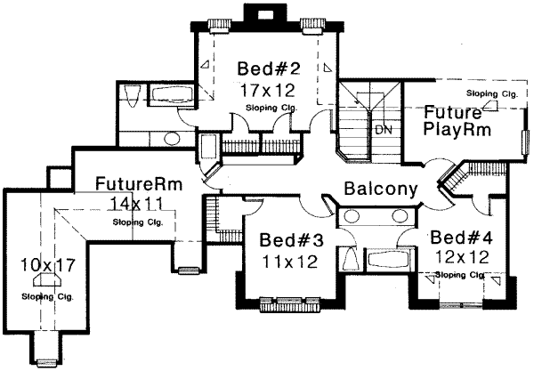 Upper/Second Floor Plan: 8-363