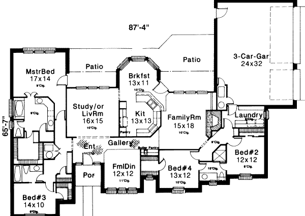 Main Floor Plan: 8-393