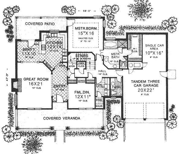 Main Floor Plan: 8-401