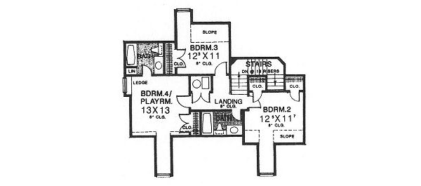 Upper/Second Floor Plan: 8-401