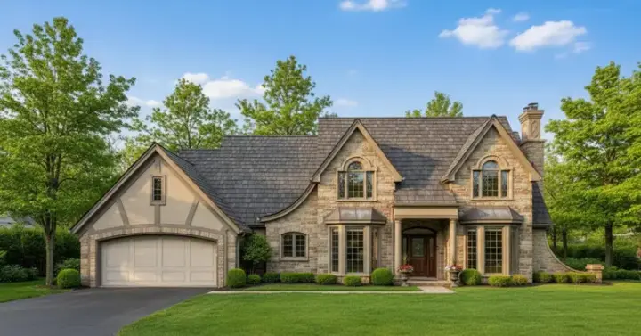 French Country house plans 8-405 - front exterior, 2,656 sq ft, 4 bed, 3 bath house plans | Monster House Plans