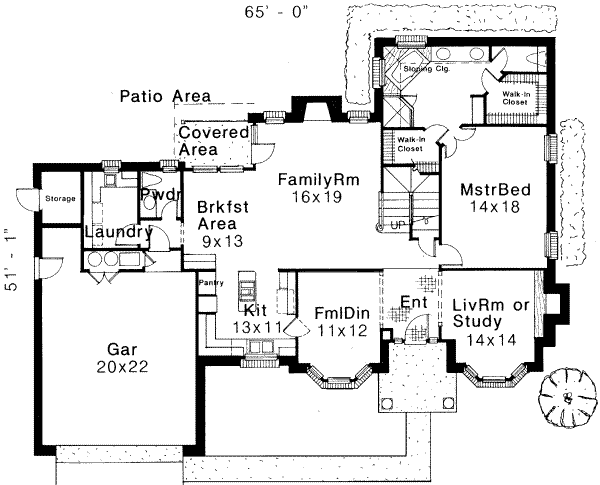 Main Floor Plan: 8-405