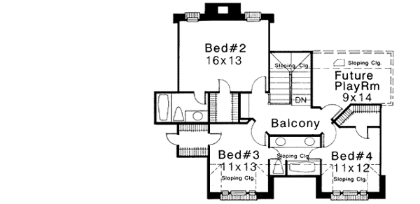 Upper/Second Floor Plan: 8-405