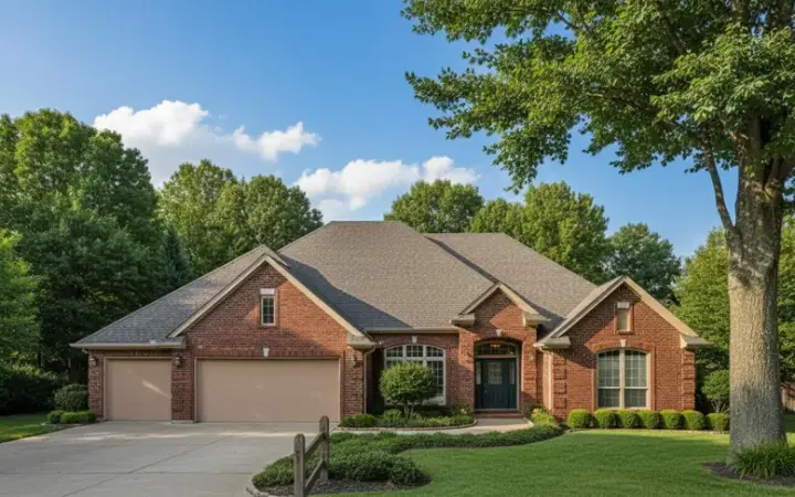 Traditional house plans 8-408 - front exterior, 2,675 sq ft, 4 bed, 3 bath house plans | Monster House Plans