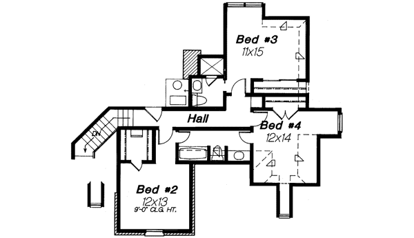 Upper/Second Floor Plan: 8-415