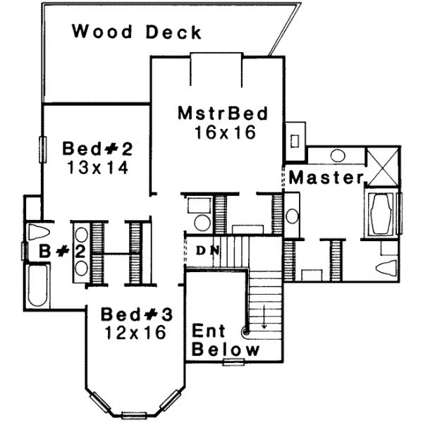 Upper/Second Floor Plan: 8-416