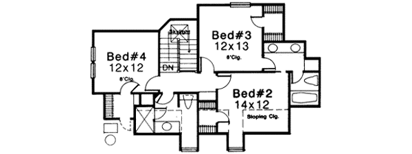 Upper/Second Floor Plan: 8-425