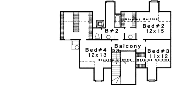 Upper/Second Floor Plan: 8-427