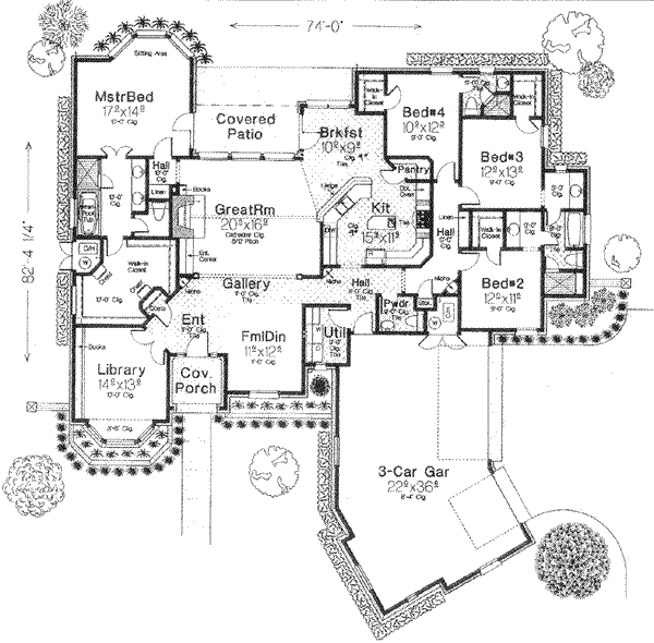 Main Floor Plan: 8-445
