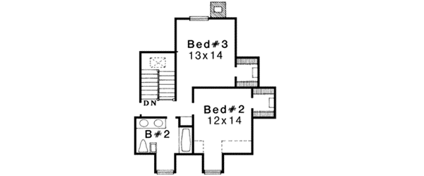 Upper/Second Floor Plan: 8-446