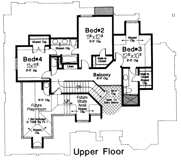 Upper/Second Floor Plan: 8-447