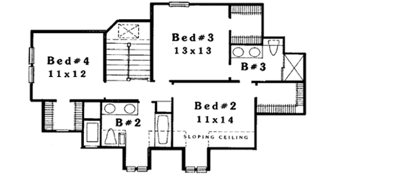 Upper/Second Floor Plan: 8-451