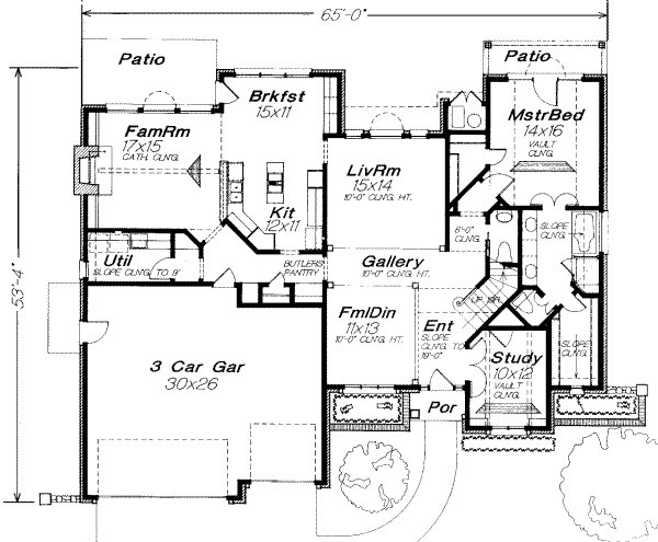 Main Floor Plan: 8-452