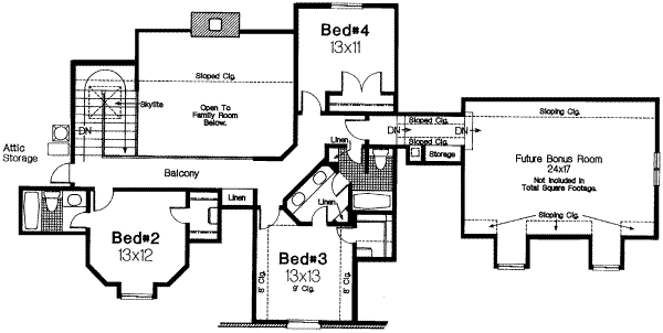 Upper/Second Floor Plan: 8-462