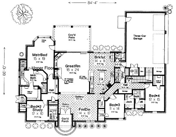 Main Floor Plan: 8-464