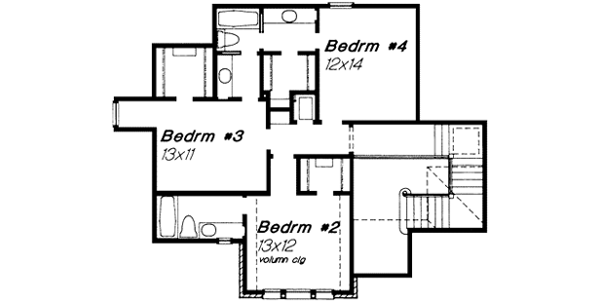 Upper/Second Floor Plan: 8-475
