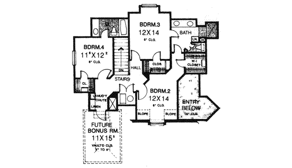 Upper/Second Floor Plan: 8-477