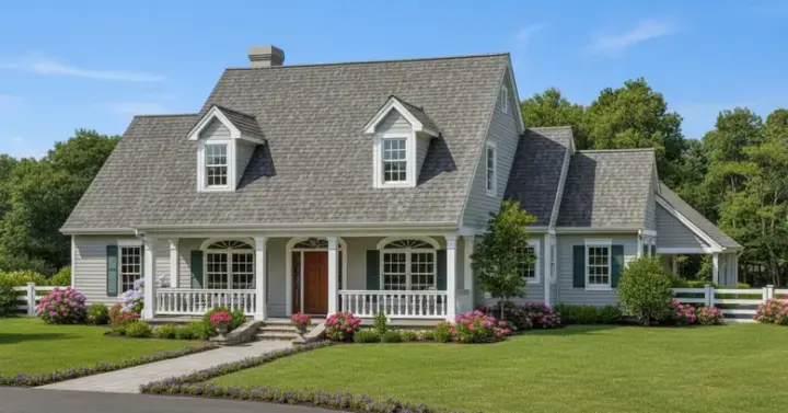 Country house plans 8-483 - front exterior, 3,105 sq ft, 4 bed, 4 bath house plans | Monster House Plans