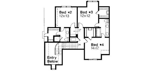 Upper/Second Floor Plan: 8-485