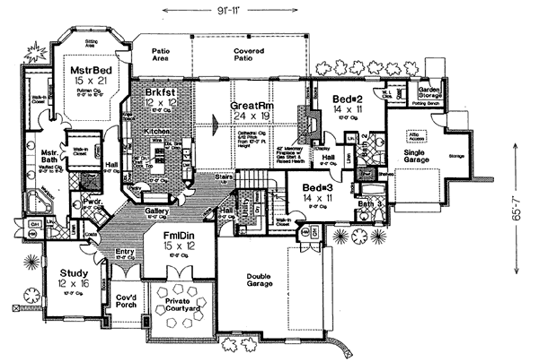 Main Floor Plan: 8-489