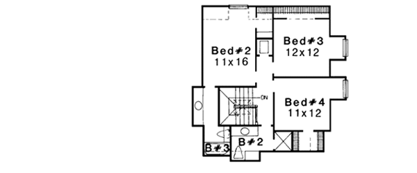 Upper/Second Floor Plan: 8-490