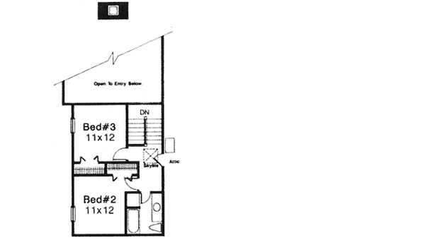 Upper/Second Floor Plan: 8-496