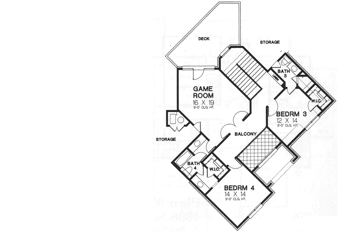 Upper/Second Floor Plan: 8-497