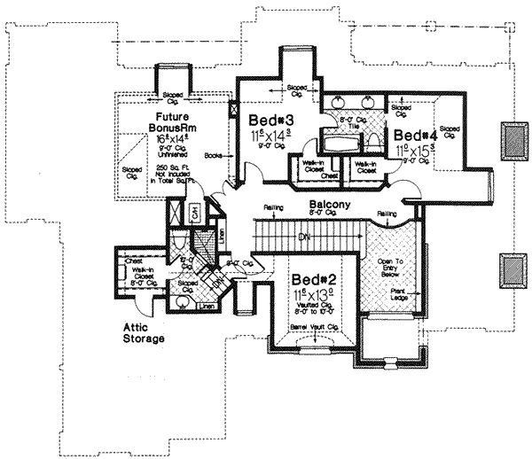 Upper/Second Floor Plan: 8-501
