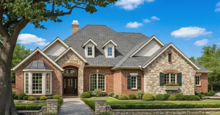 Traditional house plans 8-502 - front exterior, 3,213 sq ft, 4 bed, 3 bath house plans | Monster House Plans