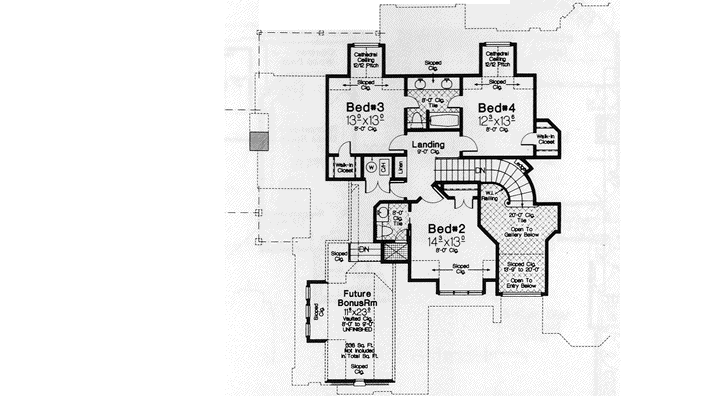 Upper/Second Floor Plan:8-509