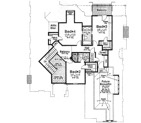 Upper/Second Floor Plan: 8-515