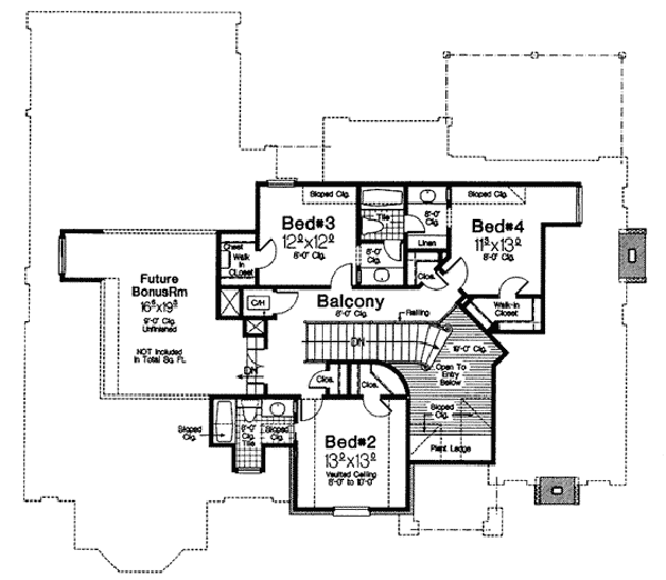 Upper/Second Floor Plan: 8-519