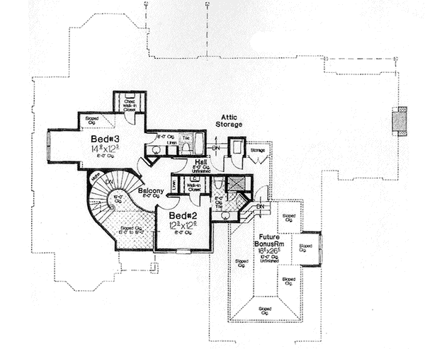 Upper/Second Floor Plan: 8-536
