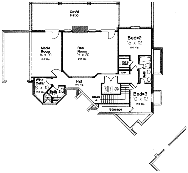 Lower Floor Plan: 8-545
