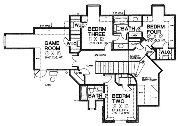 Upper/Second Floor Plan:8-548