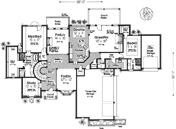 Main Floor Plan: 8-555