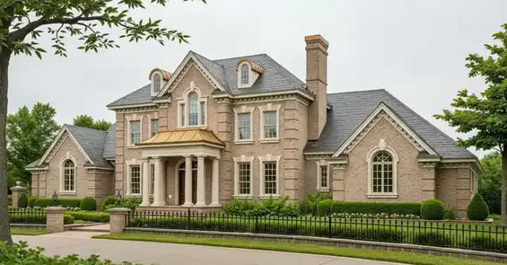 Southern Colonial house plans 8-558 - front exterior, 3,783 sq ft, 4 bed, 3 bath house plans | Monster House Plans