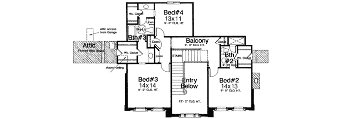 Upper/Second Floor Plan: 8-558