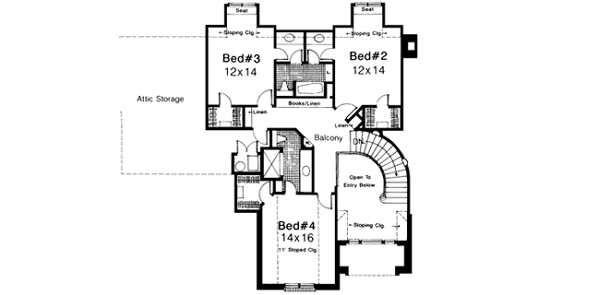 Upper/Second Floor Plan: 8-563