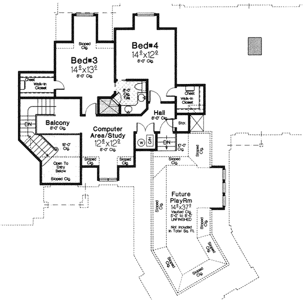 Upper/Second Floor Plan: 8-566