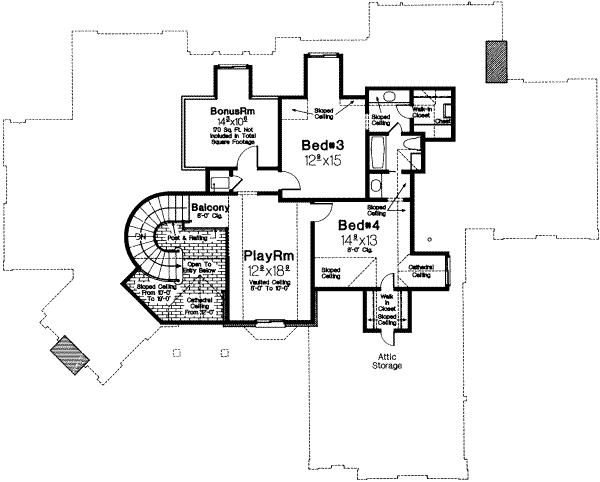 Upper/Second Floor Plan: 8-568