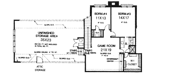 Upper/Second Floor Plan: 8-569