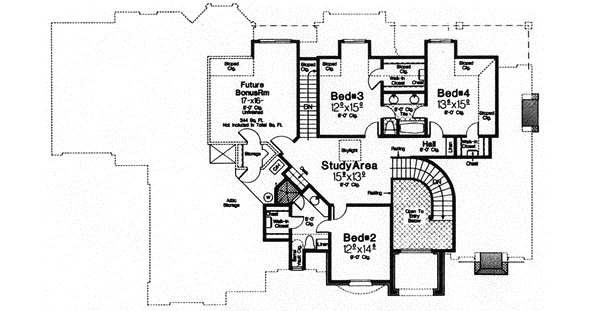 Upper/Second Floor Plan: 8-583
