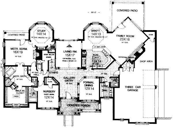 Main Floor Plan: 8-586