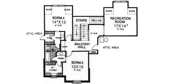 Upper/Second Floor Plan:8-589