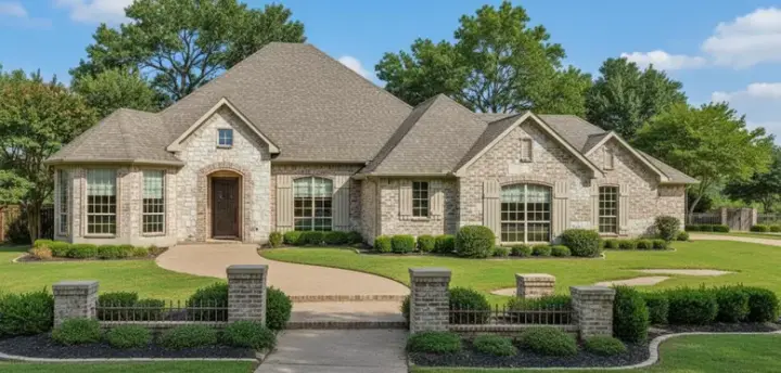 Traditional house plans 8-591 - front exterior, 3,741 sq ft, 6 bed, 3 bath house plans | Monster House Plans