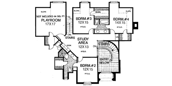 Upper/Second Floor Plan:8-592