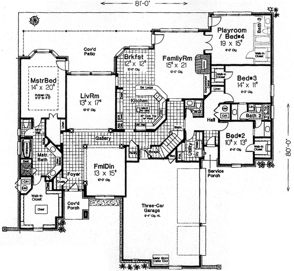 Main Floor Plan: 8-595