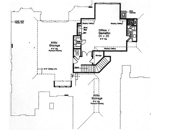 Upper/Second Floor Plan: 8-595
