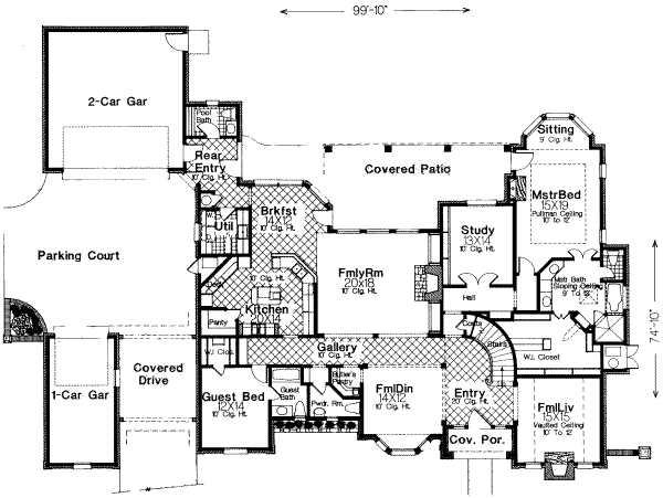 Main Floor Plan: 8-599
